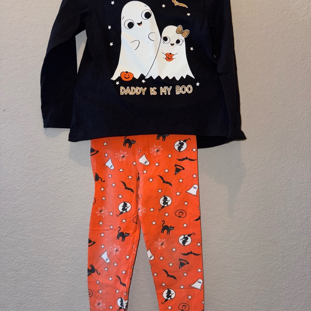 The Children's Place Black and Orange Halloween Set